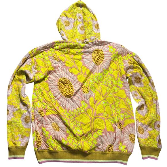 🌼 HP 🌼 Conditions Apply x Anthro | Leera Hoodie | Yellow Floral Motif | XL | HTF - Picture 3 of 10